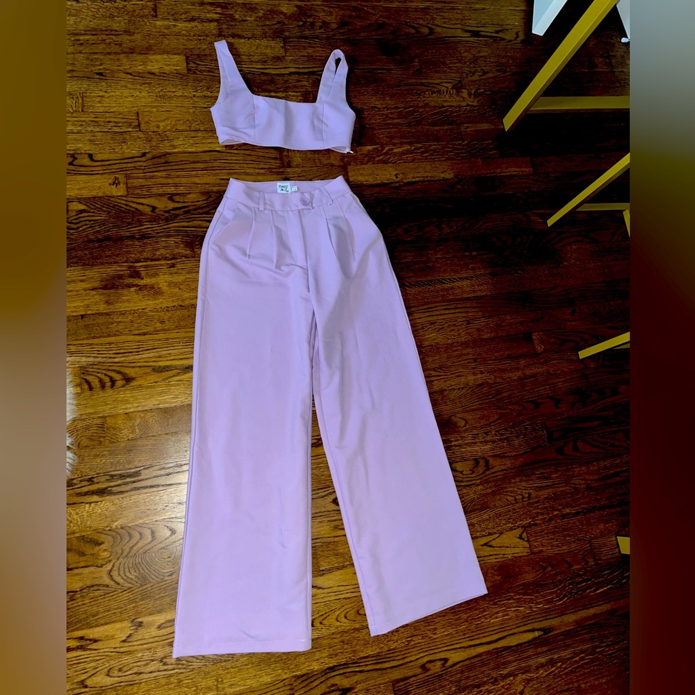 Lilac princess Polly 2 piece set. Bottom and top size 4. worn once.